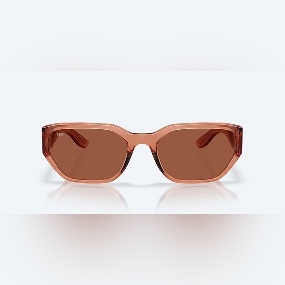 Costa Clemente Sunglasses - Women Translucent Pink Sands - Polarized - Picture 2 of 14
